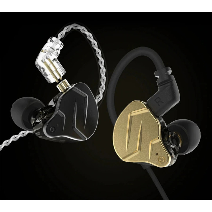 Професионални In-Ear слушалки KZ ZSN PRO X, 10mm динамичен драйвер, хибридна технология, микрофон, черни - 6.01.02.0067 - 9