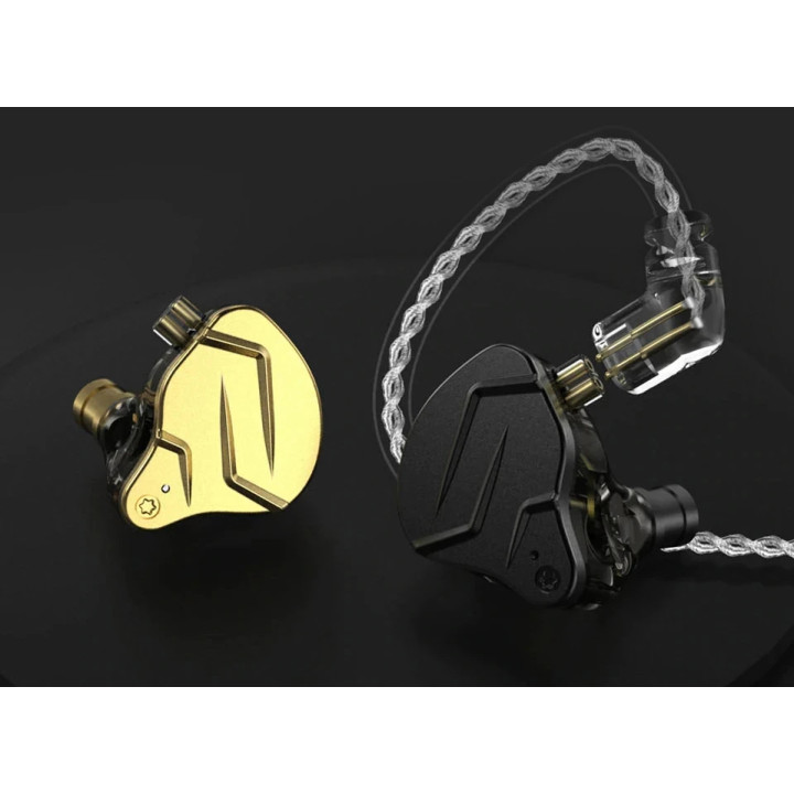 Професионални In-Ear слушалки KZ ZSN PRO X, 10mm динамичен драйвер, хибридна технология, микрофон, черни - 6.01.02.0067 - 11