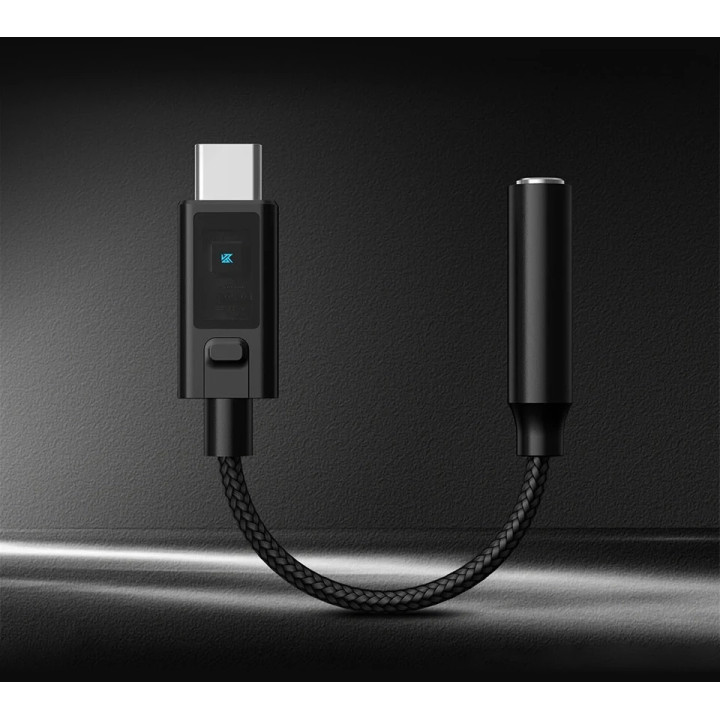 USB-C към 3.5mm преходник KZ AM02, DAC усилвател, 115mm кабел - 6.01.04.0453 - 2