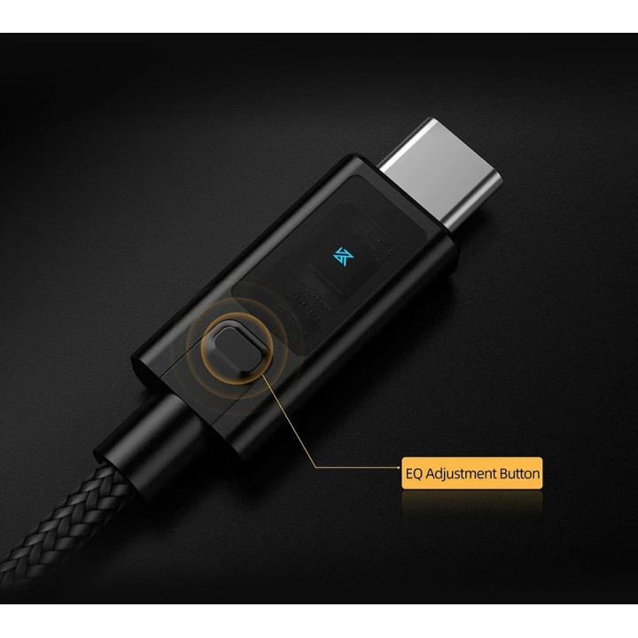 USB-C към 3.5mm преходник KZ AM02, DAC усилвател, 115mm кабел - 6.01.04.0453 - 3