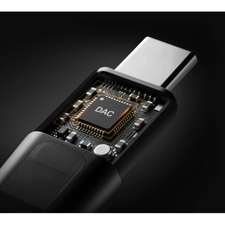USB-C към 3.5mm преходник KZ AM02, DAC усилвател, 115mm кабел - 6.01.04.0453 - 4