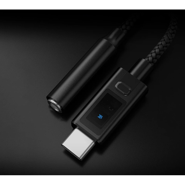 USB-C към 3.5mm преходник KZ AM02, DAC усилвател, 115mm кабел - 6.01.04.0453 - 6