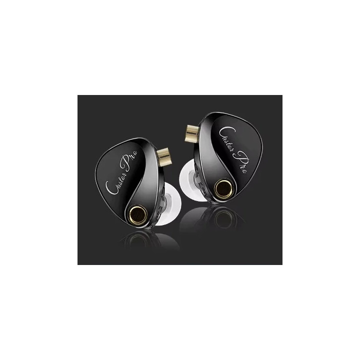Професионални In-Ear слушалки KZ Castor Pro Silver, 10mm двойни динамични драйвери, 20Hz-40kHz, 104dB, микрофон, 1.2m кабел - 6.
