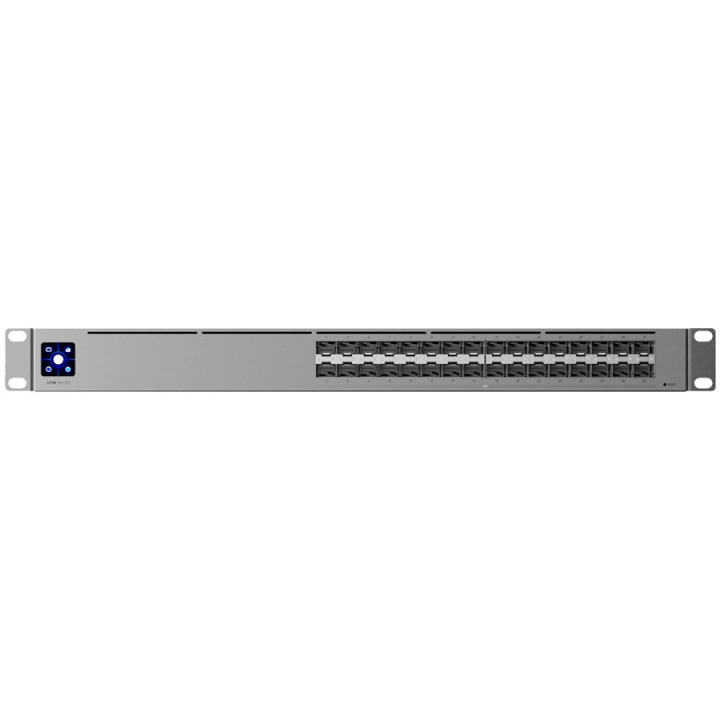 Управляван комутатор Ubiquiti USW-Pro-XG-Aggregation-EU, 32x SFP28 25G, Layer 2/3, Rackmount 1U - USW-PRO-XG-AGGREGATION-EU - 1