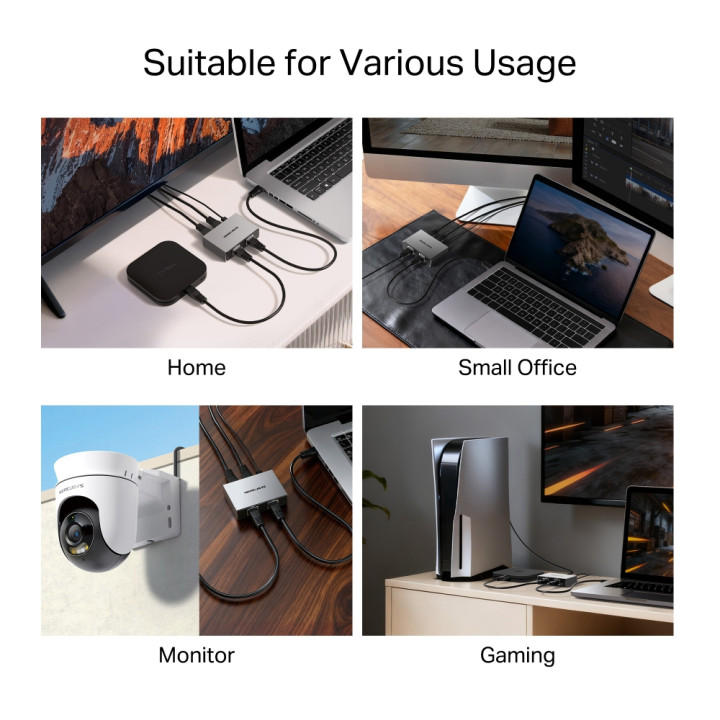 Ethernet сплитер MERCUSYS MEH35, 1 към 3 гигабитов - 6