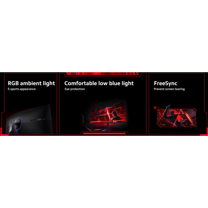 Монитор Xiaomi Curved Gaming Monitor G34WQi, 34" Ultrawide 144Hz VA - ELA6562EU - 5