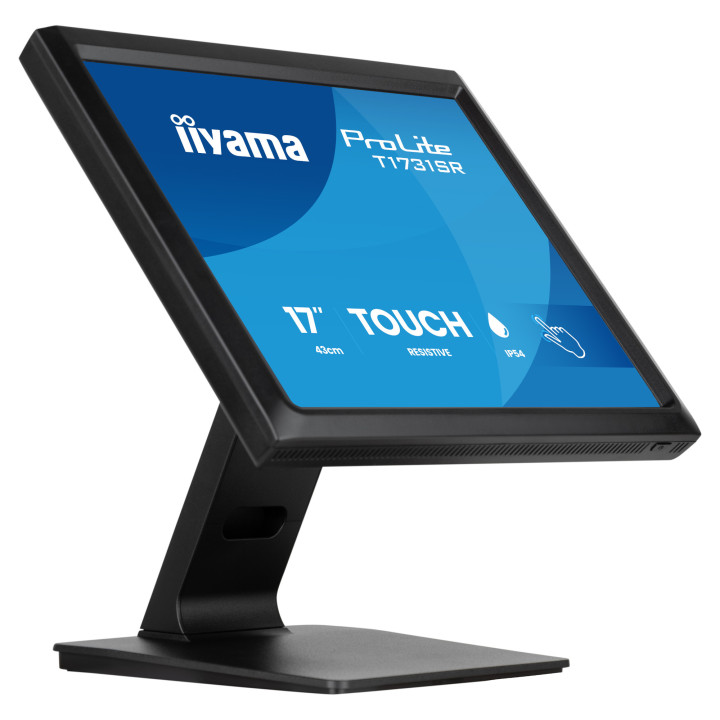 Монитор IIYAMA T1731SR-B2S, 17" XGA TN Тъчскрийн - 2