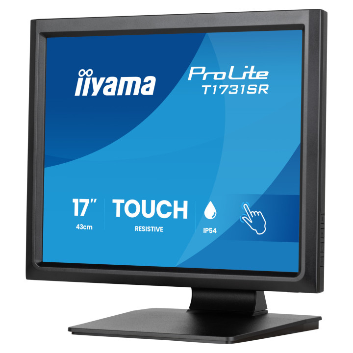 Монитор IIYAMA T1731SR-B2S, 17" XGA TN Тъчскрийн - 4