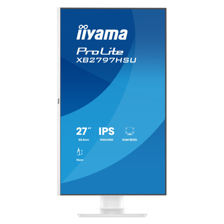 Монитор IIYAMA XB2797HSU-W1, 27" Full HD IPS, 120Hz, USB-C Hub - 2