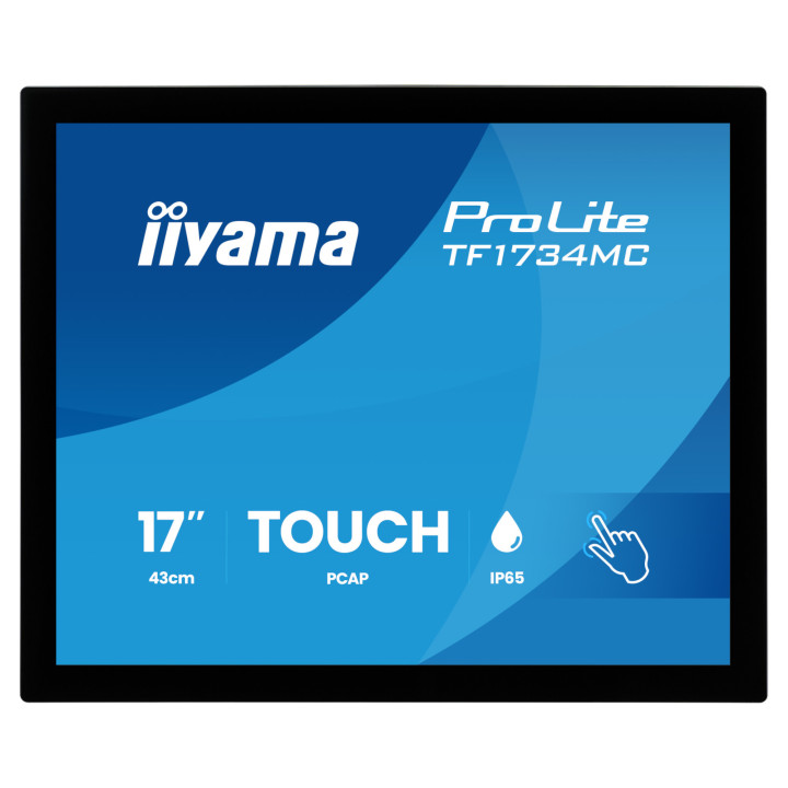 Монитор IIYAMA TF1734MC-B8X, 17" XGA TN Touchscreen, 1280x1024, Capacitive Multi-touch - 1