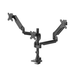 Стойка за монитори HAMA, 3 мониторa 17"-32", газова пружина, подвижна - HAMA-220909 - 1