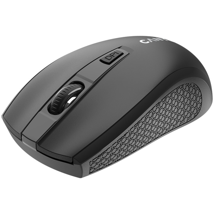 Безжична мишка Canyon MW-7, 2.4GHz, 6 бутона, черен- CNE-CMSW07B