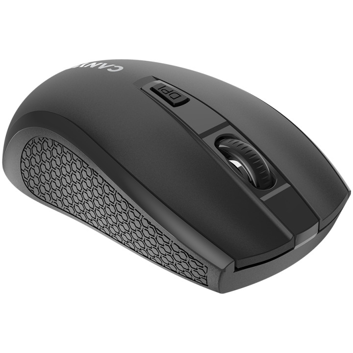 Безжична мишка Canyon MW-7, 2.4GHz, 6 бутона, черен- CNE-CMSW07B