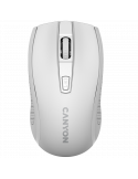 Безжична мишка Canyon MW-7, 2.4GHz, 6 бутона, бял - CNE-CMSW07W