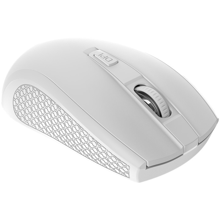 Безжична мишка Canyon MW-7, 2.4GHz, 6 бутона, бял - CNE-CMSW07W