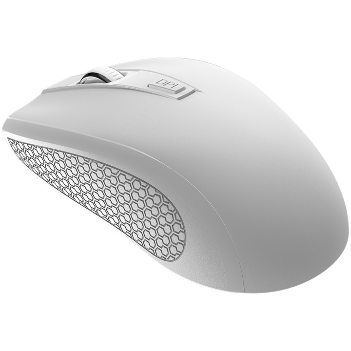 Безжична мишка Canyon MW-7, 2.4GHz, 6 бутона, бял - CNE-CMSW07W