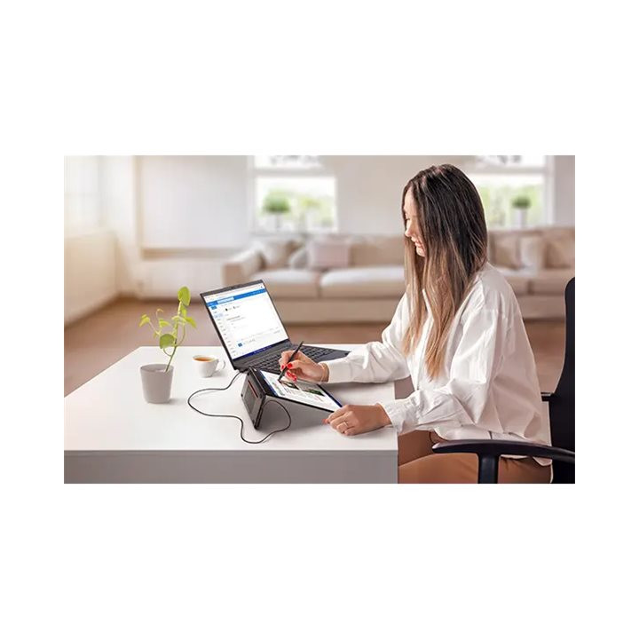 Преносим монитор LENOVO ThinkVision M14t G2, 14" IPS 2240x1400 Touch - 63FDUAT6WL - 2