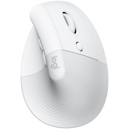 Bluetooth вертикална мишка Logitech Lift Vertical Ergonomic, OFF-WHITE/PALE GREY - 910-006496
