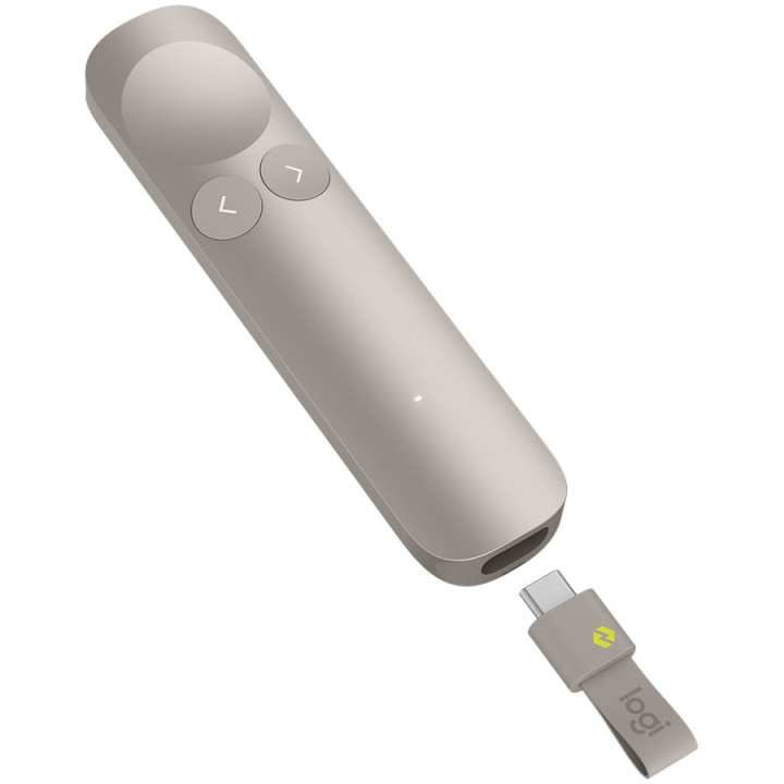 Дистанционно управление - презентер Logitech Spotlight 2, 2.4GHz/Bluetooth, Sand - 910-007674 - 3