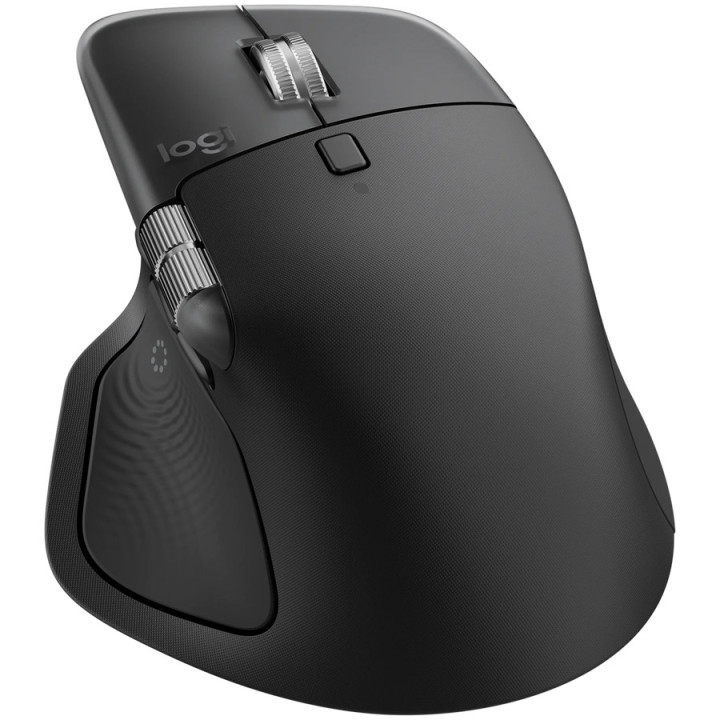 Безжична мишка Logitech MX Master 4 for Mac, Space Black, Bluetooth 5.1, 8 бутона, 1000 DPI - 910-007577 - 2