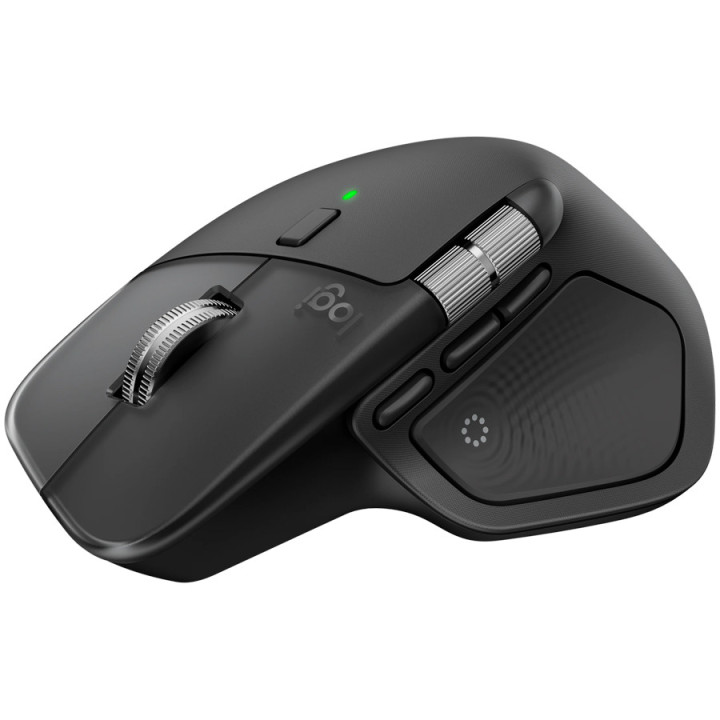 Безжична мишка Logitech MX Master 4 for Mac, Space Black, Bluetooth 5.1, 8 бутона, 1000 DPI - 910-007577 - 3