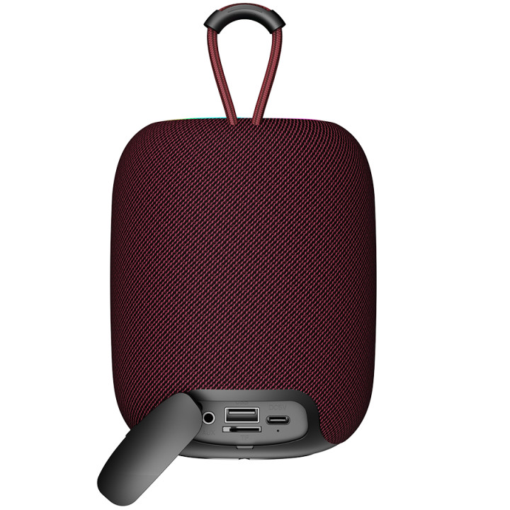 Bluetooth колонка Canyon BSP-8, BT V5.2, BLUETRUM AB5362B, TF card support, Type-C USB port, Max Power 10W, Red - CNE-CBTSP8R