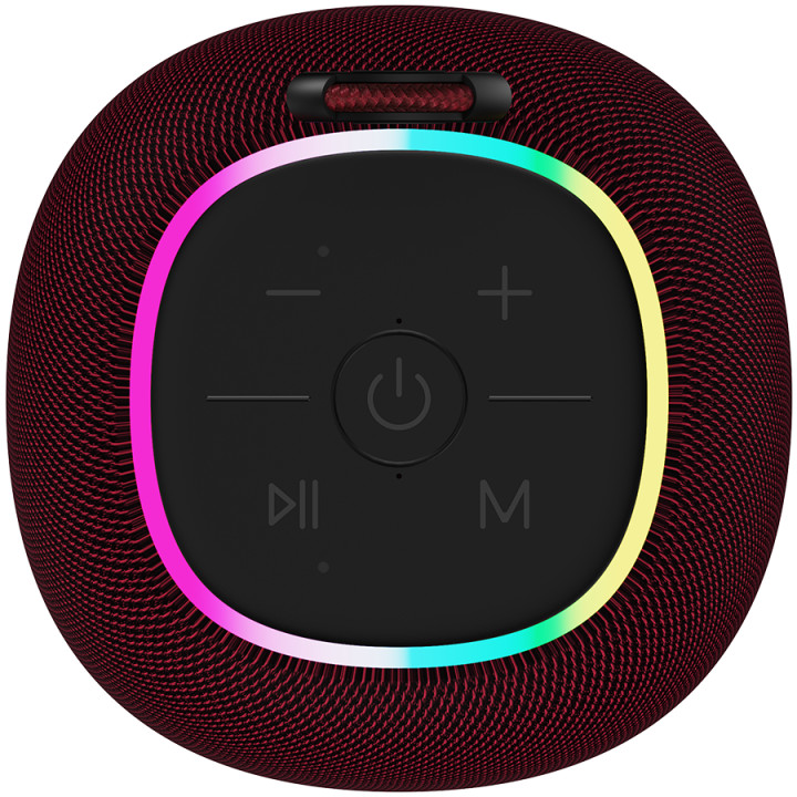Bluetooth колонка Canyon BSP-8, BT V5.2, BLUETRUM AB5362B, TF card support, Type-C USB port, Max Power 10W, Red - CNE-CBTSP8R