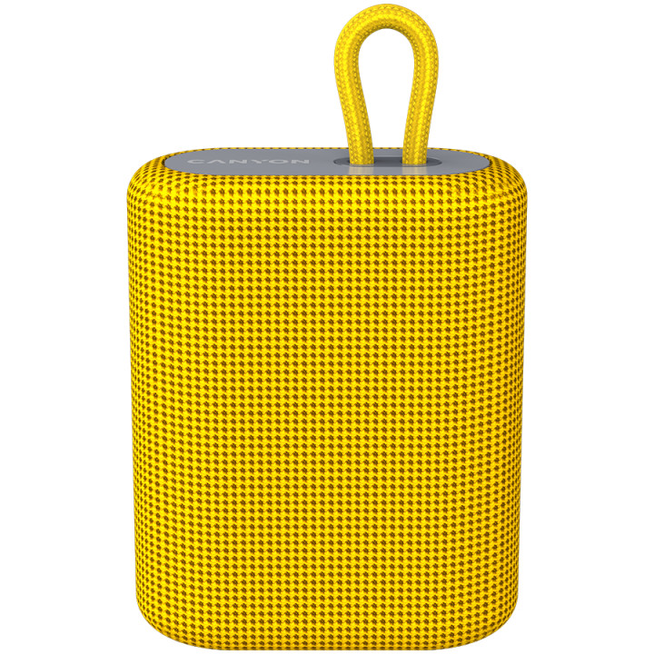 Bluetooth колонка Canyon BSP-4,  BT V5.0, BLUETRUM AB5365A, TF card support, Type-C USB port, Yellow - CNE-CBTSP4Y
