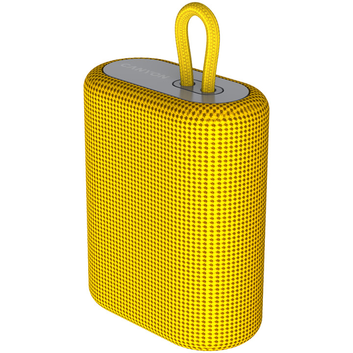 Bluetooth колонка Canyon BSP-4,  BT V5.0, BLUETRUM AB5365A, TF card support, Type-C USB port, Yellow - CNE-CBTSP4Y