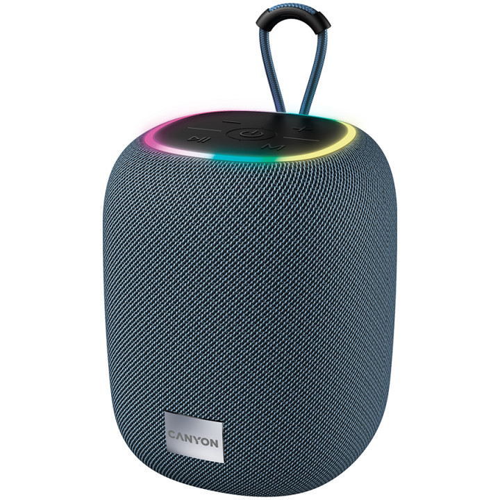 Bluetooth колонка Canyon BSP-8, BT V5.2, BLUETRUM AB5362B, TF card support, Type-C USB port, Max Power 10W, Grey - CNE-CBTSP8G