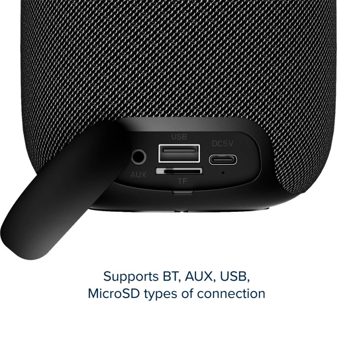 Bluetooth колонка Canyon BSP-8, BT V5.2, BLUETRUM AB5362B, TF card support, Type-C USB port, Max Power 10W, Grey - CNE-CBTSP8G
