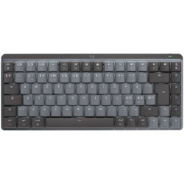 Безжична геймърска клавиатура Logitech MX Mechanical Mini for Mac, SPACE GREY,  US, 2.4GHZ/BT, TACTILE - 920-010837