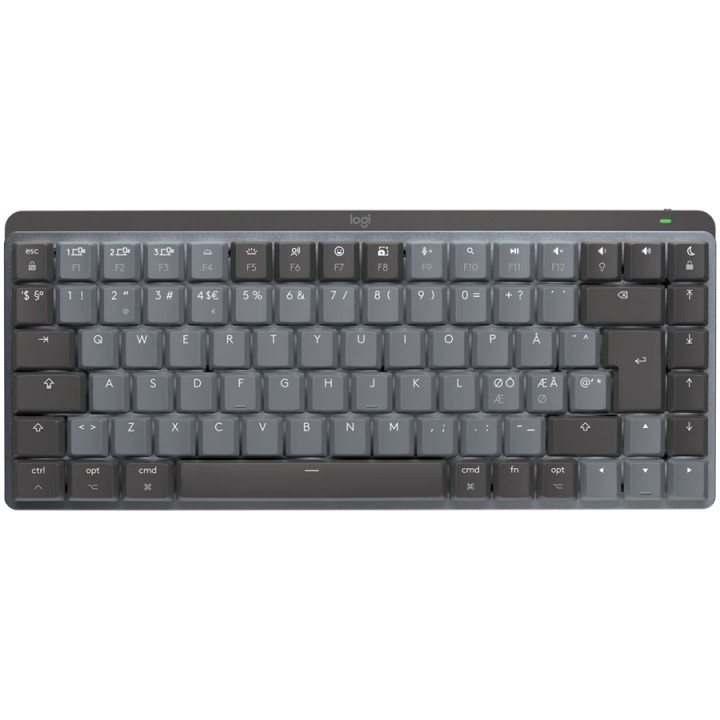Безжична геймърска клавиатура Logitech MX Mechanical Mini for Mac, SPACE GREY,  US, 2.4GHZ/BT, TACTILE - 920-010837