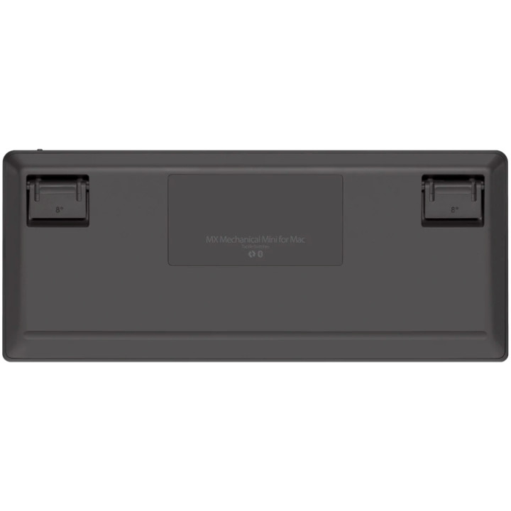 Безжична геймърска клавиатура Logitech MX Mechanical Mini for Mac, SPACE GREY,  US, 2.4GHZ/BT, TACTILE - 920-010837