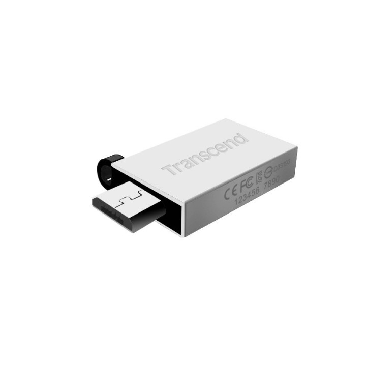 Флаш памет 32GB Transcend JETFLASH 380, Silver Plating
