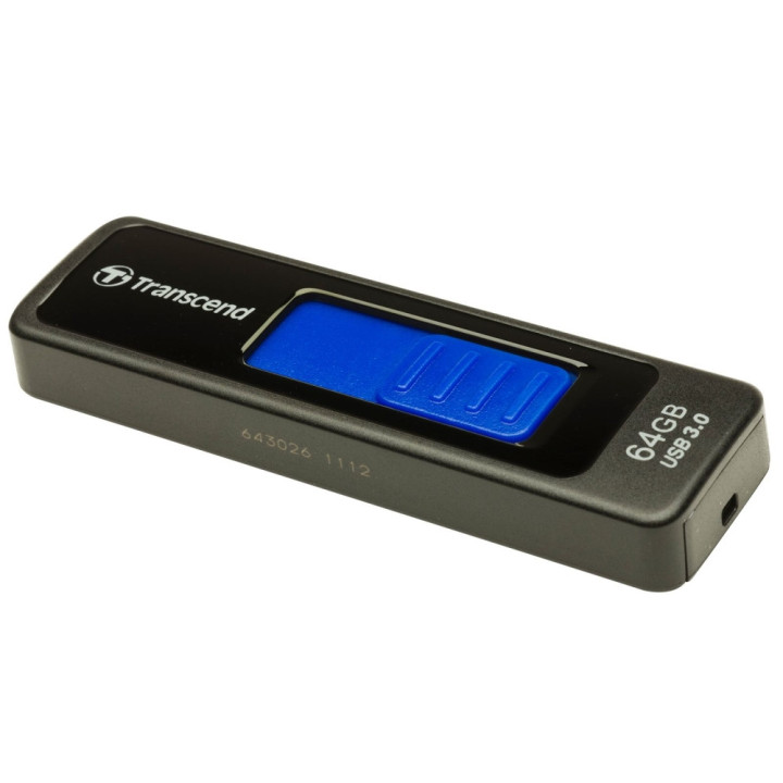 Флаш памет 64GB Transcend JETFLASH 760 (Blue), USB 3.0