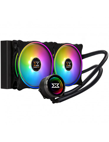 Водно охлаждане за процесор Xigmatek Aurora 240mm ARGB MB SYNC EN42807, Intel/AMD