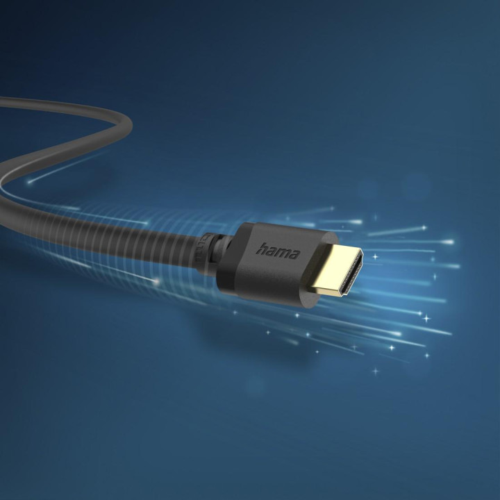 Кабел HAMA, HDMI мъжко - HDMI мъжко, 8K 60Hz, 48 Gbit/s, позлатени конектори, 3 м - HAMA-202029 - 6