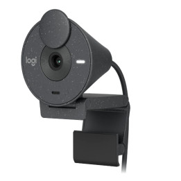 Уебкамера Logitech Brio 300, Full HD, USB-C - 960-001436 - 1