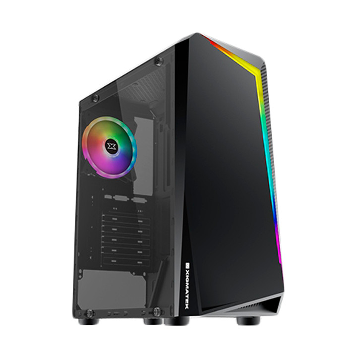 Кутия за компютър Xigmatek Vortex EN46171, ATX, Rainbow LED Front Panel, TG