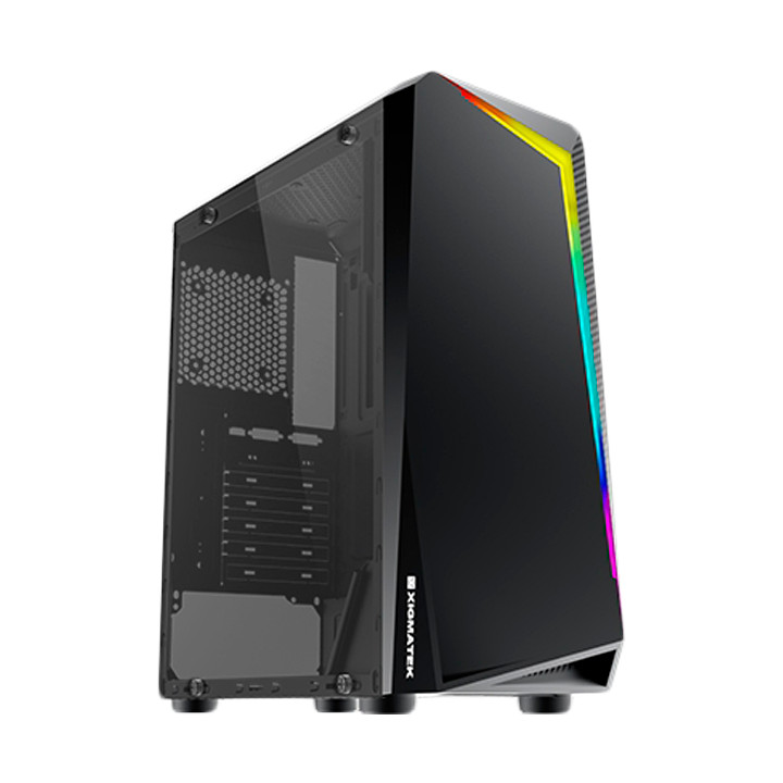 Кутия за компютър Xigmatek Vortex EN46171, ATX, Rainbow LED Front Panel, TG
