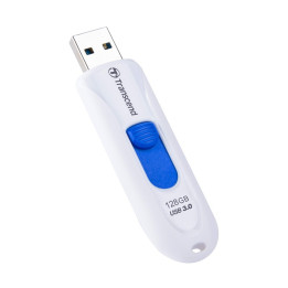 Флаш памет 128GB Transcend JETFLASH 790, USB 3.0, white