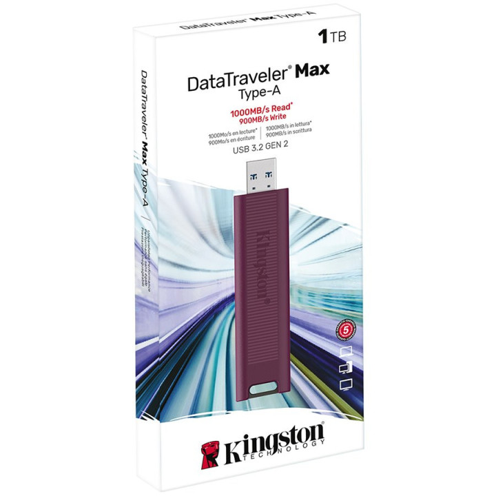 Флаш памет Kingston 1TB USB 3.2 Gen 2 DataTraveler Max, Type-A - DTMAXA/1TB