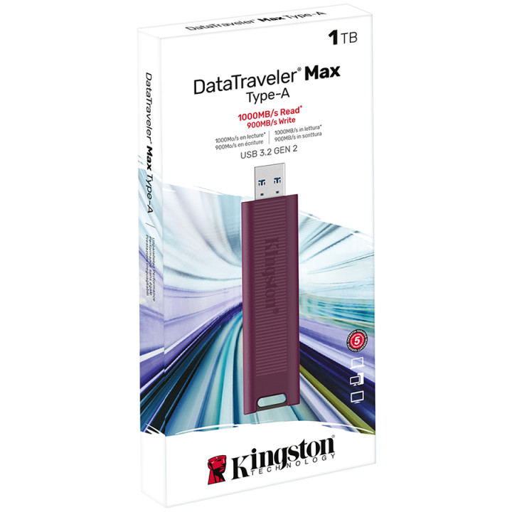 Флаш памет Kingston 1TB USB 3.2 Gen 2 DataTraveler Max, Type-A - DTMAXA/1TB