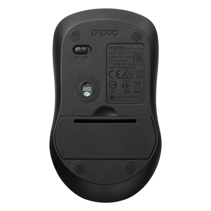 Безжична мишка RAPOO 1680, 1000 DPI, Оптичен сензор, 2.4GHz - RAPOO-14369 - 5