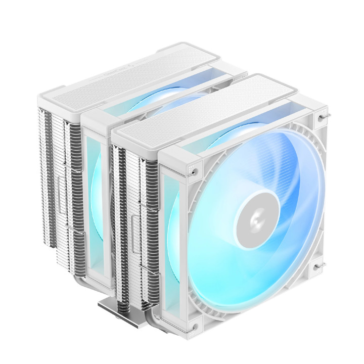 Охладител за процесор DeepCool AG620 G2, Въздушно охлаждане, LGA1851/AM5, бял - R-AG620-WHAMMG2-G - 1