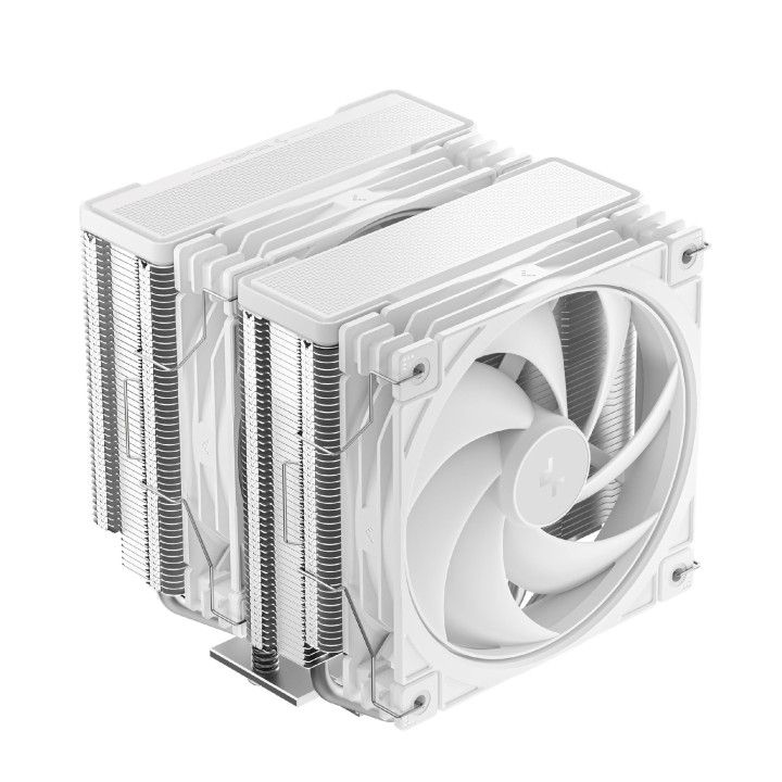 Охладител за процесор DeepCool AG620 G2, Въздушно охлаждане, Dual-Tower, LGA1700/LGA1851/AM4/AM5, бял - R-AG620-WHNPMG2-G - 1