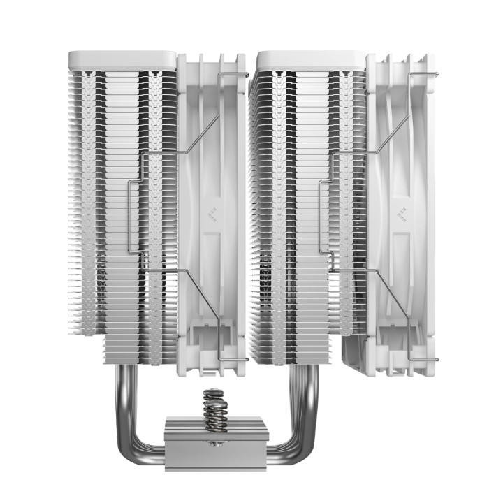 Охладител за процесор DeepCool AG620 G2, Въздушно охлаждане, Dual-Tower, LGA1700/LGA1851/AM4/AM5, бял - R-AG620-WHNPMG2-G - 4