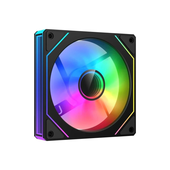 Вентилатор DeepCool CG530, 120mm, Addressable RGB, 500-1800 RPM, Fluid Dynamic Bearing, черен - R-EDF120-BKAPR17-G-1 - 1