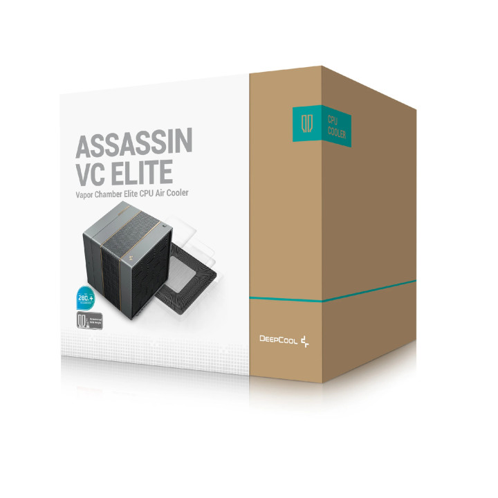 Охладител за процесор DeepCool ASSASSIN VC ELITE, Vapor Chamber, Dual-Tower, 300W - R-ASN4-BKNVNN-GJD - 10